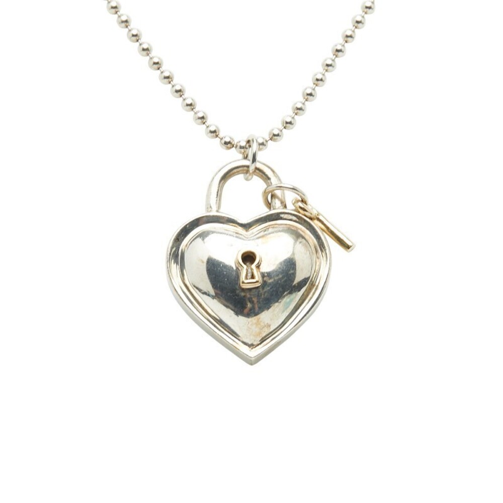 Tiffany Heart Lock Necklace Silver Gold Yellow Co